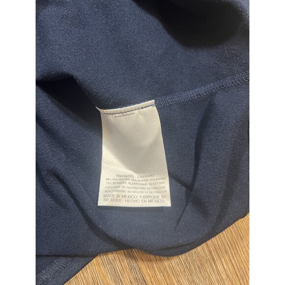Nike Pro Combat Long Sleeve Compression Shirt Men's Large Blue Mockneck Dri-Fit - Picture 5 of 8